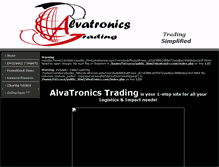 Tablet Screenshot of alvatronics.com